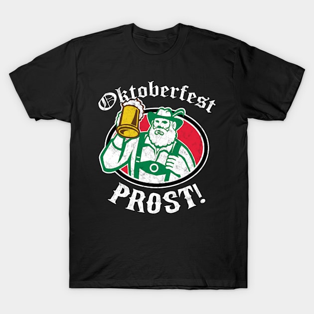 Oktoberfest Prost Bavarian German Beer T-Shirt by andzoo